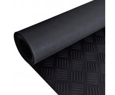 vidaXL Alfombrilla de goma antideslizante 2 x 1 m ajedrezada