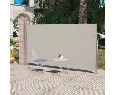 vidaXL Toldo lateral de jardín o terraza 160 x 300 cm crema