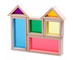 Wonderworld Bloques de madera arcoiris HOUT192409