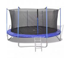 vidaXL Set de cama elástica 5 piezas 4,57 m
