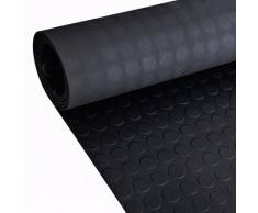 vidaXL Alfombrilla de goma antideslizante 5 x 1 m con puntos