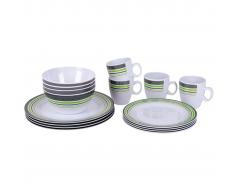Bo-Garden Conjunto de vajilla 16 uds melamina multicolour 6181125