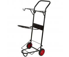 Kerbl Carrito perchero para montura Caddy metal negro 321000