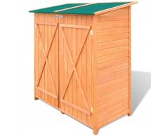 vidaXL Cobertizo de Madera Para El Almacenamiento Herramientas Jardín