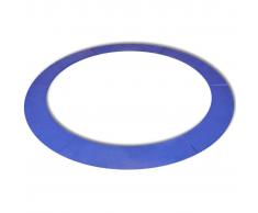 vidaXL Alfombrilla de seguridad cama elástica redonda 4,26m azul PE