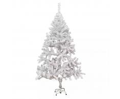 vidaXL Árbol de navidad artificial con soporte 180 cm 620 ramas
