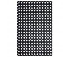 vidaXL Felpudo de goma 22 mm 5 unidades 40x60 cm