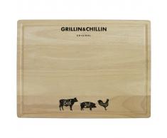 Gusta Tabla de cortar G&C 39x29x1,5 cm madera caucho 01139660