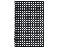vidaXL Felpudo de goma 22 mm 2 unidades 50x80 cm