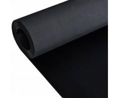 vidaXL Alfombrilla de goma antideslizante 2 x 1 m acanalado estrecho