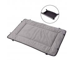 vidaXL Cama estera para perro Gris 65x80 cm