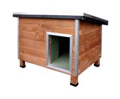 TK Pet Caseta robusta de madera para perros Nevada Madera