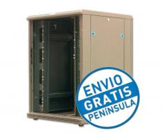 - Armario Rack 22U Tipo: Rack 19'' - Altura Bastidor: 22U - Profundidad Bastidor: 65 cm - Dimensiones: Alto: 110 cm x Ancho: 80