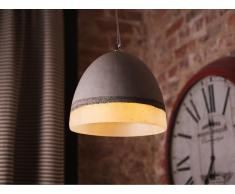 Lámpara de techo - Iluminación colgante - Concreto - Gris y blanco - CAHABA