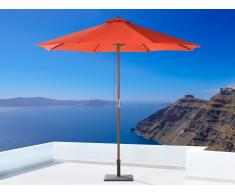 Sombrilla de jardín 270 cm color rojo TOSCANA II