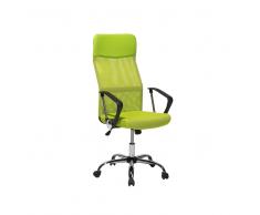 Silla de oficina altura regulable verde DESIGN