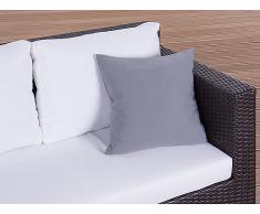 Cojín de jardín - Almohadón para mobiliario de exterior - 40x40 cm gris