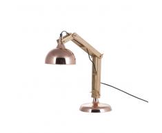 Lámpara de mesa cobriza SALADO