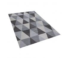 Alfombra rectangular gris 160x230 cm XANTI