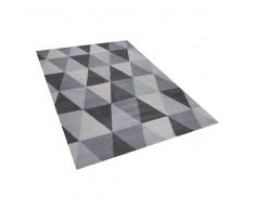 Alfombra rectangular gris 140x200 cm XANTI