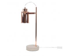 Lámpara de mesa cobriza 37 cm MUNDAKA