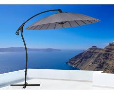 Sombrilla de jardín - Color antracita - Metal - ø 258 cm – CALABRIA