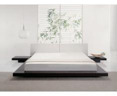 Cama de agua marrón oscuro 180x200 cm ZEN