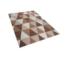 Alfombra rectangular beige 160x230 cm XANTI