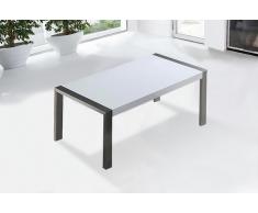 Mesa de comedor - Acero inoxidable- Blanco - 180cm - Arctic I