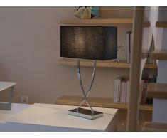 Lámpara de mesa - Iluminación de noche - Metal - Negro - YASUNI