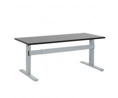 Escritorio con altura ajustable electrónicamente negro-gris 180x80 cm UPLIFT