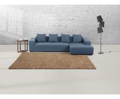 Alfombra - Poliéster - Pelo largo - Beige - 160x230 cm- OREN
