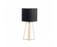 Lámpara de mesa - Lámpara de noche - Negro - KORANA