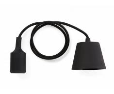 Lámpara de techo - Iluminación colgante - Silicona - Negro - ARAKS