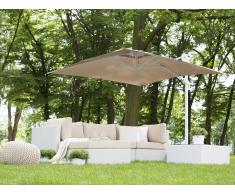 Sombrilla de jardín 250x250x235 cm beige arena MONZA