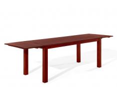 Mesa extensible - Madera maciza de roble - 150 cm - Color marrón - MAXIMA