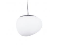 Lámpara colgante de vidrio blanca LIFFEL