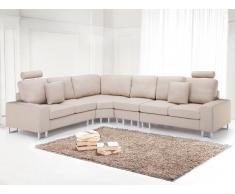 Sofá esquinero tapizado beige STOCKHOLM