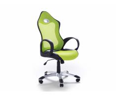 Silla de trabajo - Silla giratoria - Con reposabrazos - Color verde - iChair