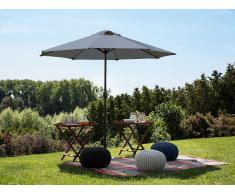 Sombrilla de jardín - con LED - Color antracita - 266 cm - RAPALLO
