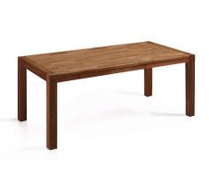 Mesa de comedor - Mesa de roble - Madera maciza - 150 cm - Color marrón - NATURA