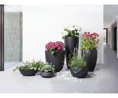Maceta - 35x35x19 cm - Negro - ISEO