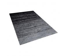 Alfombra en poliéster negra 140x200 cm KATERINI