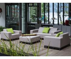 Conjunto de jardín beige - 4 piezas - ROVIGO