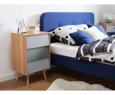 Cómoda de madera con 3 cajones, marrón, WINDSOR