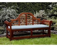 Banco de jardín con colchón azul claro 180 cm TOSCANA MARLBORO