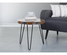 Mesa de centro - Madera teca - resina - Auxiliar - RENO
