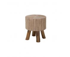 Mesa auxiliar de madera TULITA