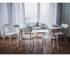 Mesa de comedor - Extensible - Blanco - 150-195 cm - SANFORD