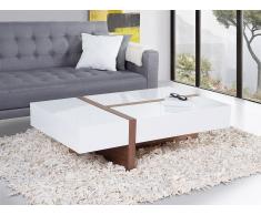 Mesa de centro - Contrachapado - Blanco - MIRANDELA